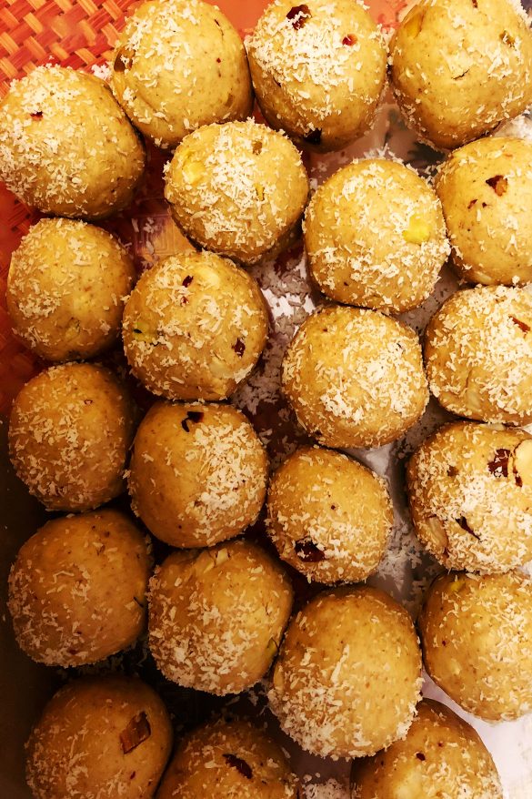 Ladoo is an Indian sweet.